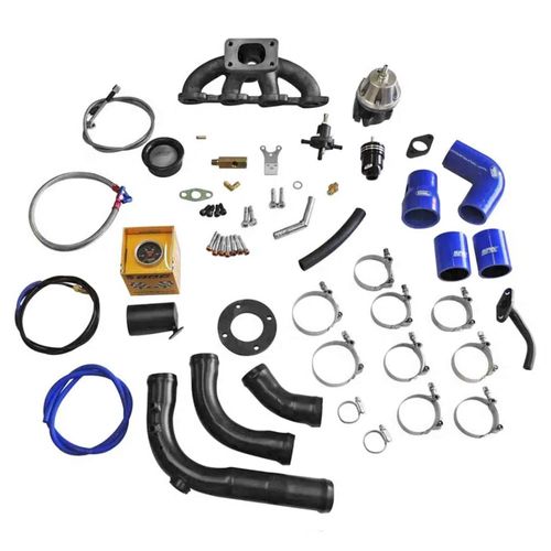 Kit Turbo Para Ford 1.6 8V Zetec Rocam Padrão T3 - Sem Turbina