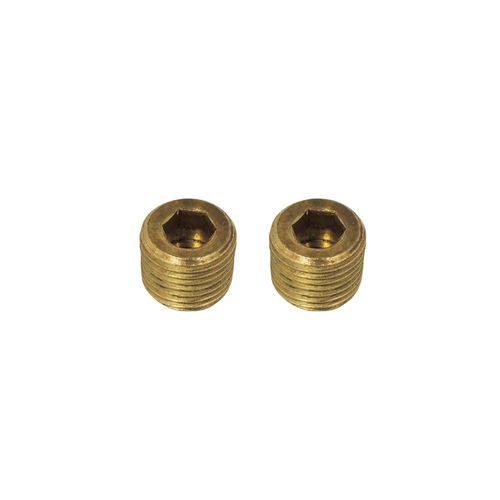 Parafuso allen sem cabeça 1/8" NPT x 8mm zincado - 2 unidades