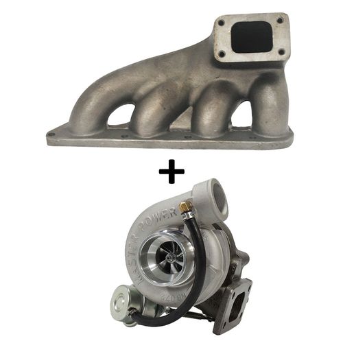 Coletor de escape para turbo VW EA 111 VW Golf IV / Audi A3 + Turbina Master Power .48 T25 R384