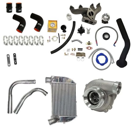Kit Turbo pulsativo no farol Bola G3 G4 (TMW01) + Kit Intercooler + Turbina Master Power .50 - PRETO