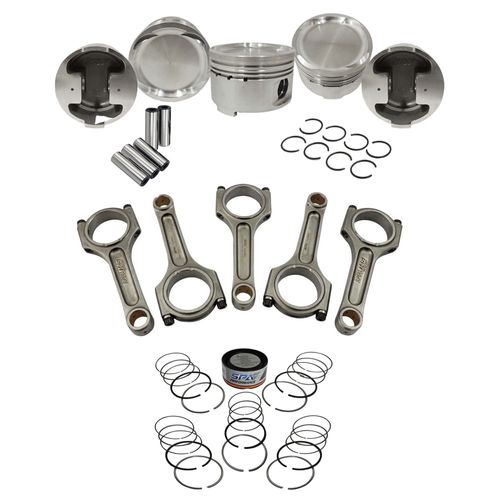 Kit Forjado Marea 2.4 20V : Pistão SPA / Pinos / Travas / Bielas 1000cv / Grátis Anéis - Motor (185 A2.000,185 A6.000)