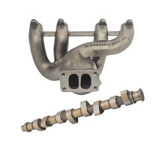 Coletor escape turbo Pulsativo + Comando válvula billet 276° turbo tucho hidráulico/mecânico VW AP 8V