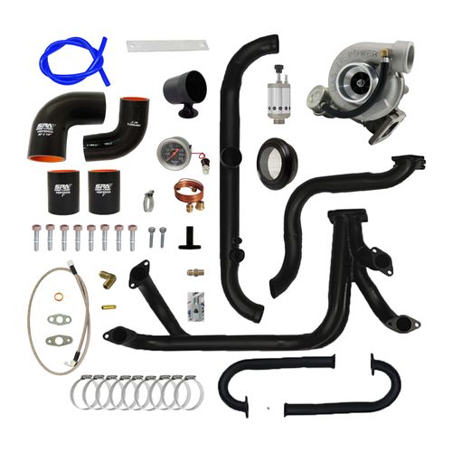Kit Turbo VW Brasilia Dupla Carburação T2 - Com Turbina  Master Power R363