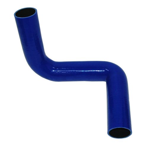 Mangueira de pressurização de silicone SPA em "S" 2 1/2"  x 200mm x 150mm azul
