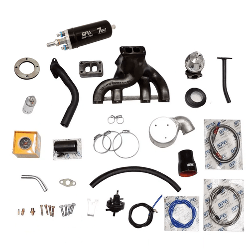 Kit turbo VW AP 8V carburado pulsativo no farol coletor TMW14B- T3 - SEM TURBINA + BOMBA ELÉTRICA DE COMBUSTÍVEL EXTERNA 7 BAR