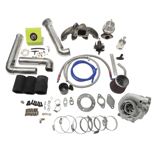 Kit turbo Corsa / Fiat Palio / Strada / Punto / Stilo 1.6 e 1.8 8V + TURBINA R4449 .42 T3