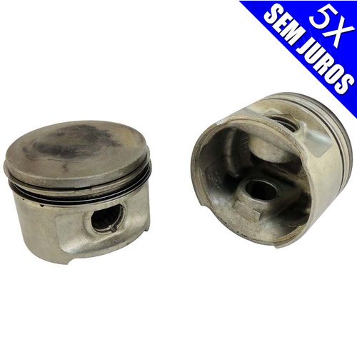 Pistões Mahle 81,5mm para motor AP 1.8 álcool - Usados, bom estado.