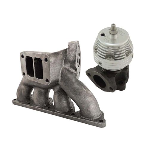 Coletor de escape para turbo pulsativo Honda D15 / D16 – T3 + WASTEGATE COMPACT "I"