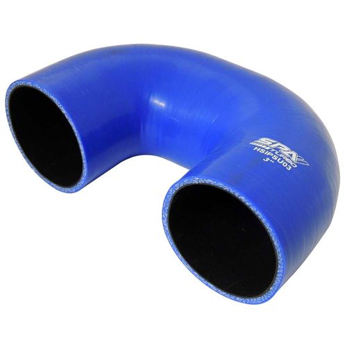 Mangueira de pressurização de silicone SPA em "U" 3" x 50mm x 50mm azul