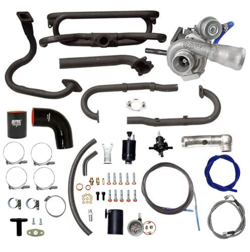 Kit Turbo VW Fusca carburação simples com turbina SPA12