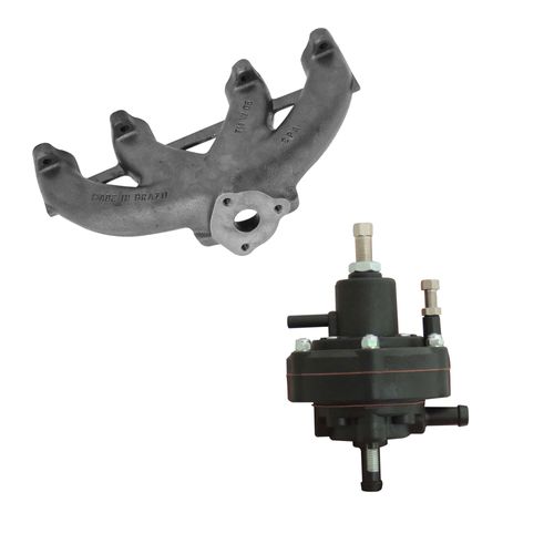 Coletor escape turbo VW AP 8V monofluxo + DOSADOR COMBUSTÍVEL HPI GRANDE MOTORES INJETADOS LINHA COMPOSITE SPA