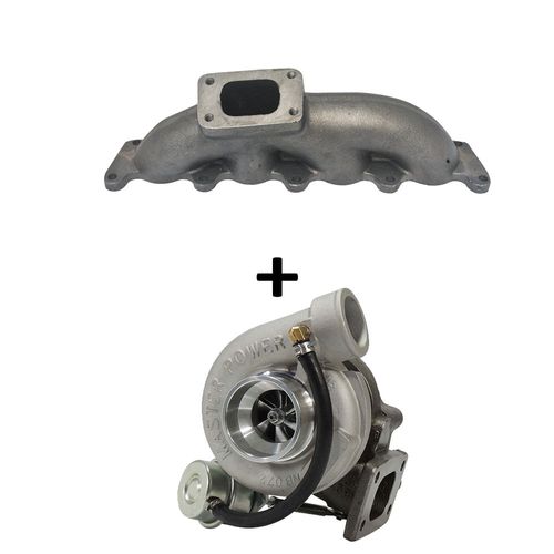 Coletor de escape para turbo VW Passat / Audi A4 1.8 20V longitudinal + Turbina Master Power .48 T25