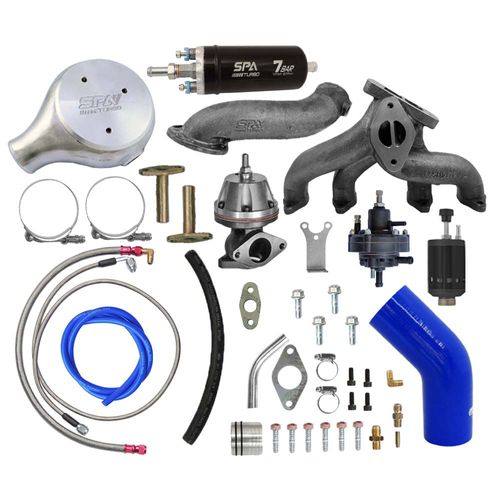 Kit Turbo VW AP 8V carburado T3 - pulsativo no farol coletor TMW01 - SEM TURBINA + BOMBA ELÉTRICA DE COMBUSTÍVEL EXTERNA 7 BAR