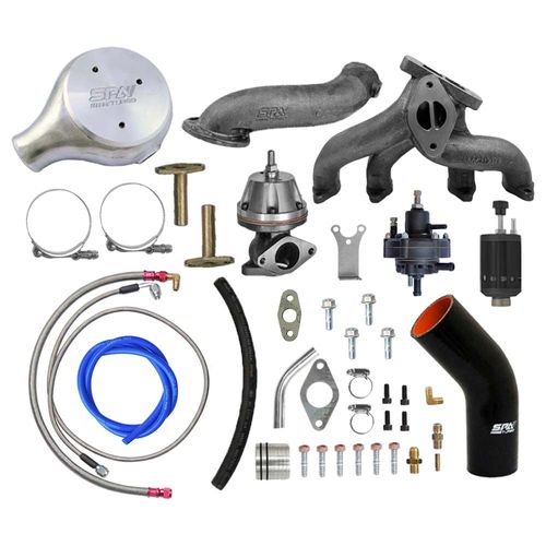Kit Turbo VW AP 8V carburado T3 - pulsativo no farol coletor TMW01 - SEM TURBINA