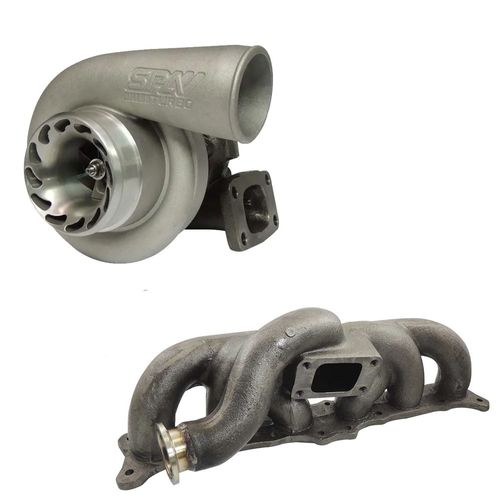 Coletor de escape para turbo BMW 335 / 135 motor N54 - Padrão T3 + Turbina .70 SPA 700
