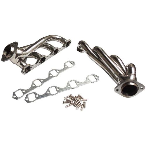 Coletor de escapamento 8x2 em aço inox polido para Ford Mustang V8 302" (5.0L) 94-95