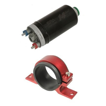 Bomba elétrica de combustível externa 14bar PLUS + Suporte