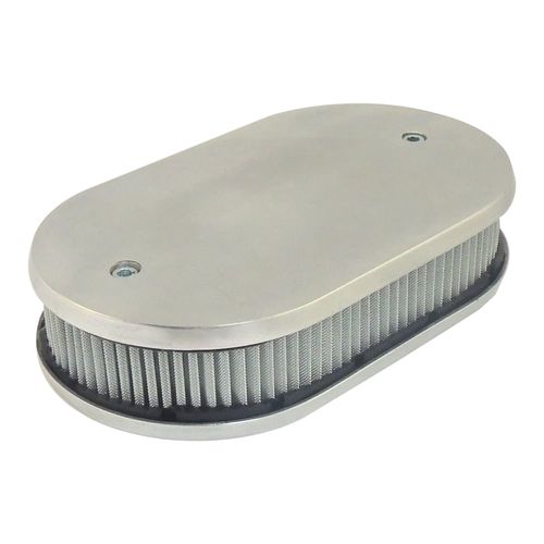 Filtro de ar esportivo oval para carburador Weber 460 com elemento filtrante esportivo oval 40mm
