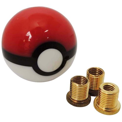 Manopla de câmbio esportiva modelo Pokebola - Universal