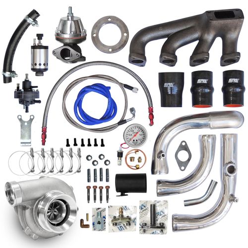 Kit Turbo GM S10 / Blazer 4 cil. multiponto - Com turbina Masterpower R4449