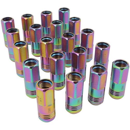 Porca De Roda Lug Nuts 20 Peças 50mm M12 X 1,5 - Neo Chrome - No Estado