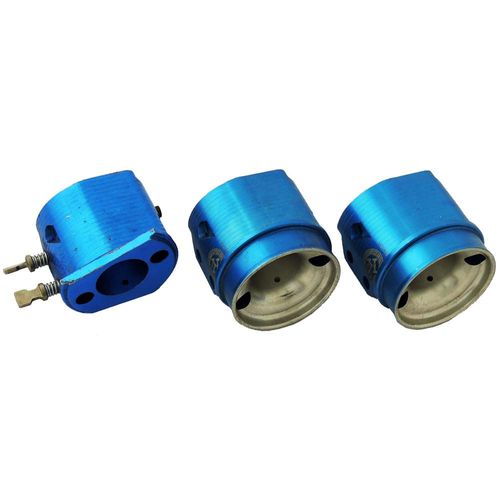 Corpo de carburador de kart Botto/Evolution 25,4mm sem uso – Lote com 3 unidades