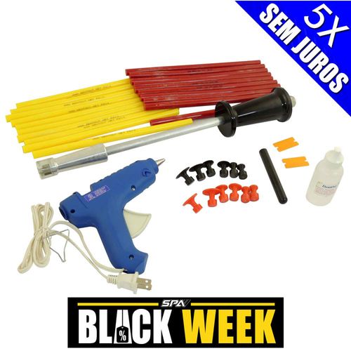 Kit profissional para pequenos reparos de lataria (marteliho de ouro)
