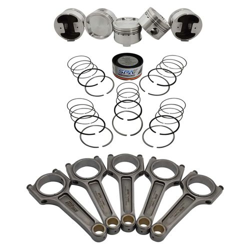 kit forjado Marea 2.0 / 2.4 Turbo: Pistões forjados Super A + Aneis + Pinos + Bielas forjadas Super A 145mm 1000cv