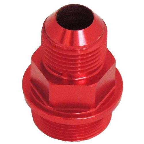 Niple em alumínio billet para instalação de reservatório de respiro de óleo motores Honda B16 / B18 (M28 X 10AN)