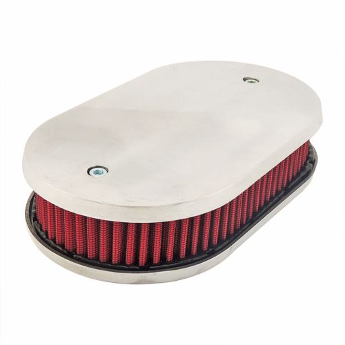 Filtro de ar esportivo oval para carburador Weber 460 com elemento filtrante esportivo oval 40mm