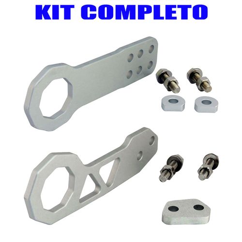 Kit de ganchos de reboque/engates esportivos universais para dianteira e traseira (Tow Hook)
