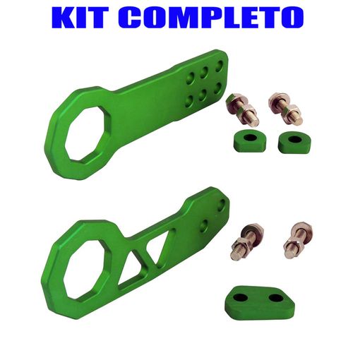 Kit de ganchos de reboque/engates esportivos universais para dianteira e traseira (Tow Hook)