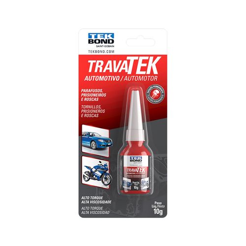 Trava Tek Parafusos 10G - Blíster - Tekbond