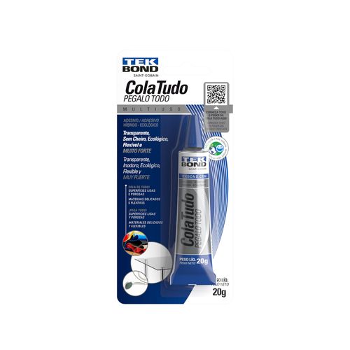 Cola Tudo Multiuso 20G - Blíster - Tekbond