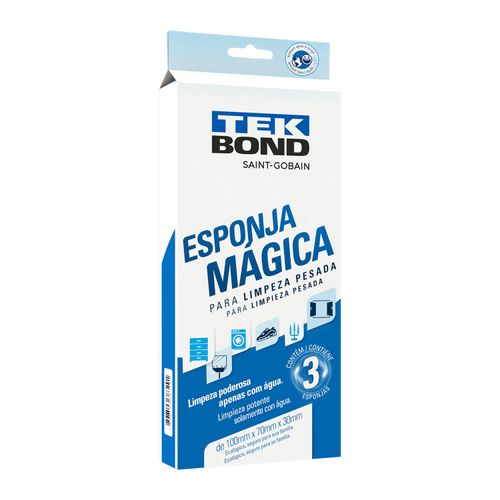 Esponja Mágica - 3 Unidades - Tekbond