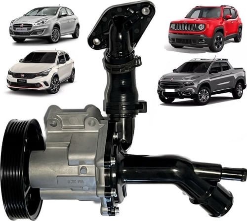 Bomba De Água Completa Fiat Argo Bravo Toro 1.8 16v E-torq