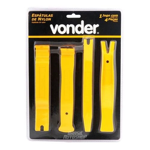 Jogo de Espátulas Nylon Vonder