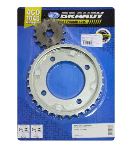 Kit Coroa Pinhao Biz110i Brandy