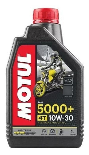Óleo De Motor Motul 10w30 5000 4t Semi Sintético 1 Litro