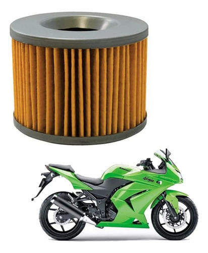 Filtro De Oleo Ninja250 Zx10 1000r 86/89 Zx11 90/98 Brandy