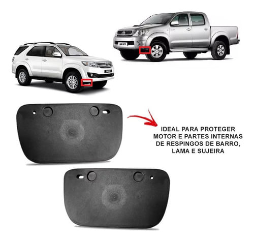 Parabarro Bolacha Paralama Dianteiro Hilux Sw4 2005-2015 Par