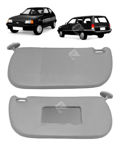 Par Quebra Sol Kadett Ipanema 1989 À 1998 C/ Espelho E Bolsa