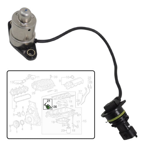 Sensor De Nível Óleo Motor Trailblazer 2.5 3.6 12639127
