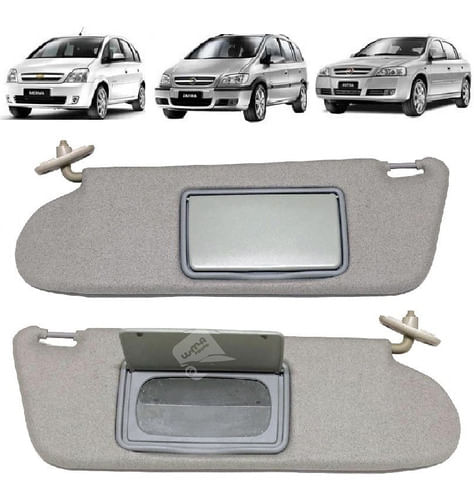 Par Quebra Sol Gm Astra Meriva Zafira 1999-2012 Com Espelho