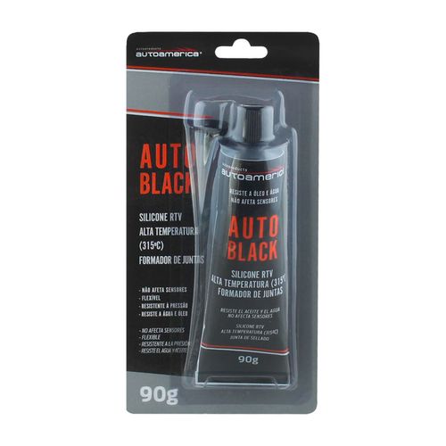 Silicone RTV Auto Black Preto Alta Temperatura para Motores