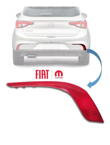Refletor Olho De Gato Direito Fiat Argo 2017-2020 Original (2)