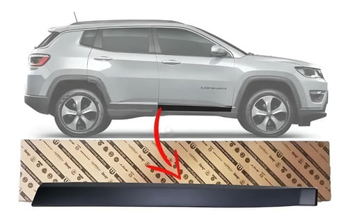 Friso Inferior Porta Dianteira Direita Jeep Compass 7092498