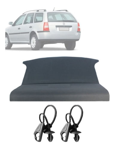 Tampão Porta Malas Vw Parati 2006/-... Carpete Cinza Escuro