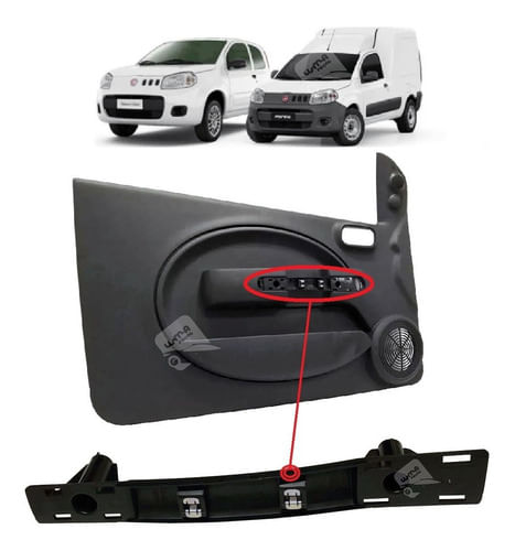 Suporte Puxador Forro Porta Novo Uno Vivace Economy 2p Le
