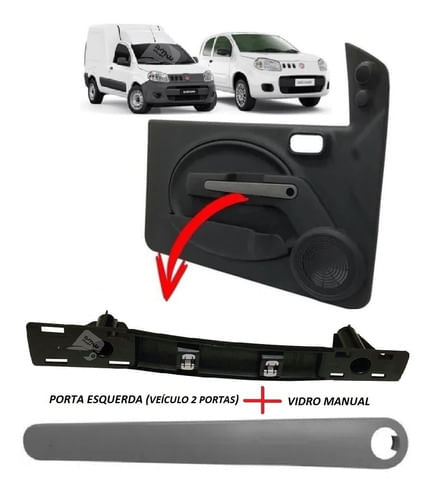 Suporte Moldura Puxador Porta Uno Vivace Economy Kit - Le